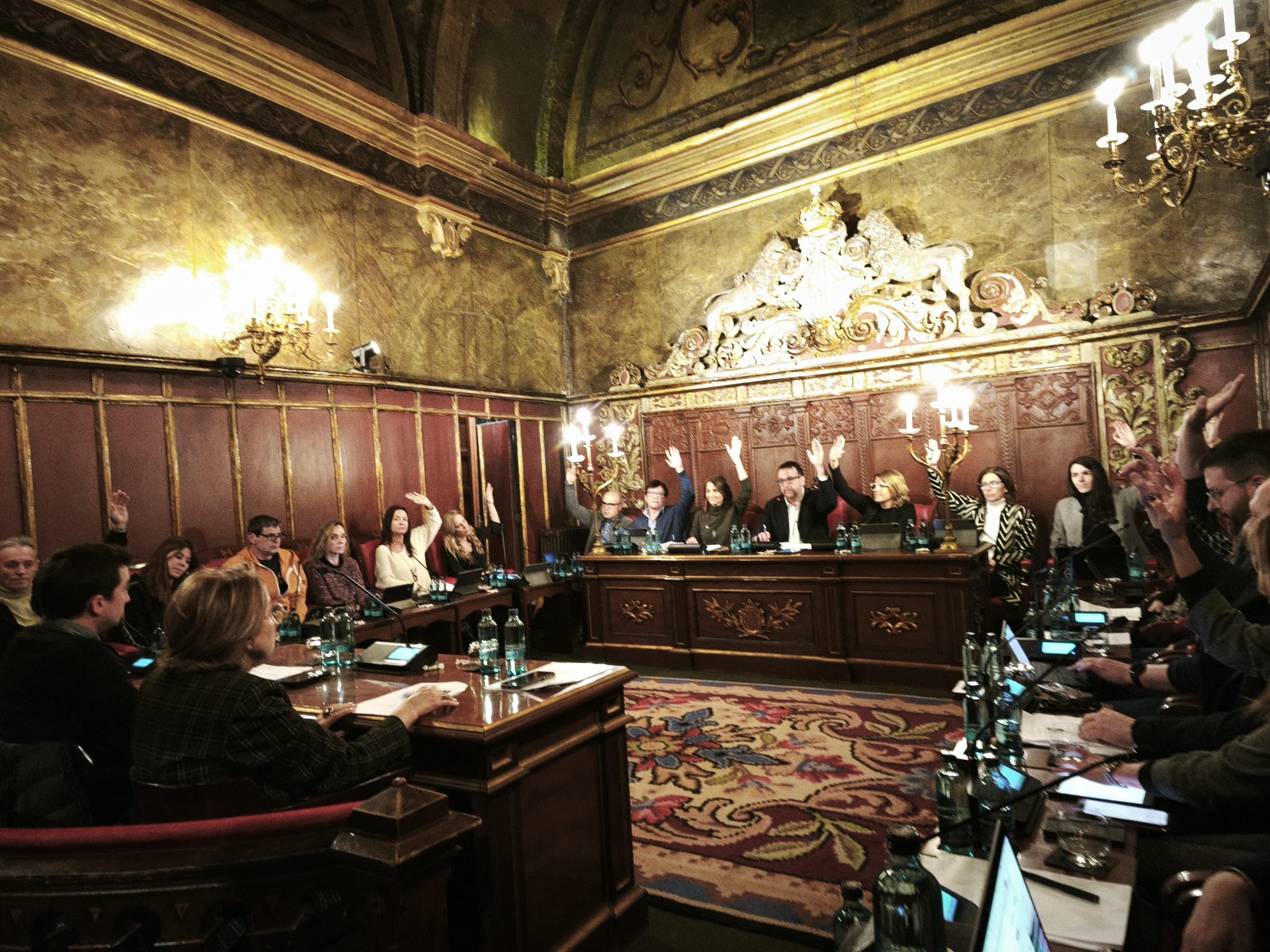 Ple municipal del mes de gener